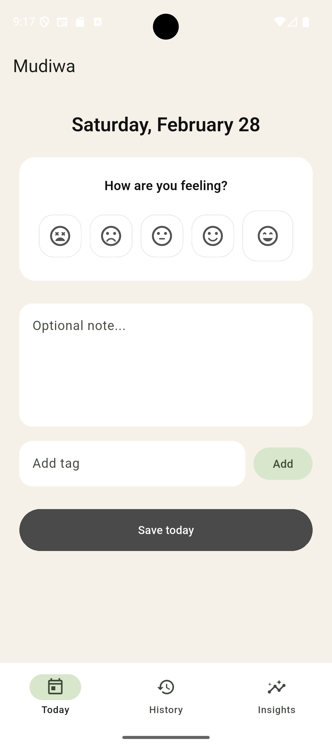 Mudiwa app screenshot